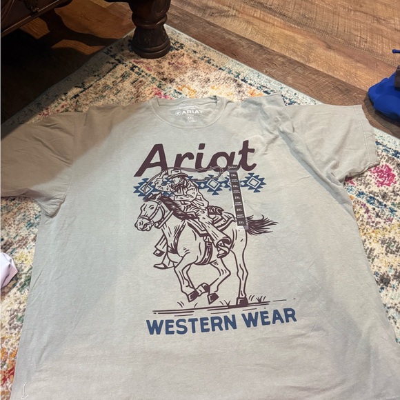 Ariat Sandstone Classic Rider T-Shirt - Picture 3 of 4